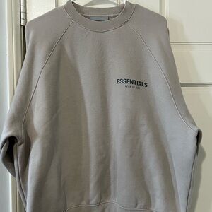 Heather grey ESSENTIALS CREWNECK